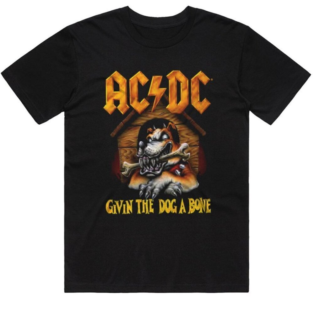 ACDC Dog A Bone Classic Rock Graphic Unisex T-Shirt 152